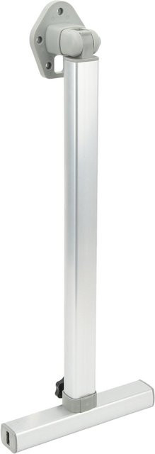 CosyHome Klappbare Schwerlast T-Stange Tischstütze für Wohnmobile, höhenverstellbar 590 bis 775 mm, Aluminium eloxiert, Farbe: Weiß - Bild 1