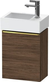 Duravit Waschtischunterschrank D-Neo in Braun, Wandmontage, 1 Tür, B/T/H: 36,4 x 22,2 x 44 cm - Bild 1