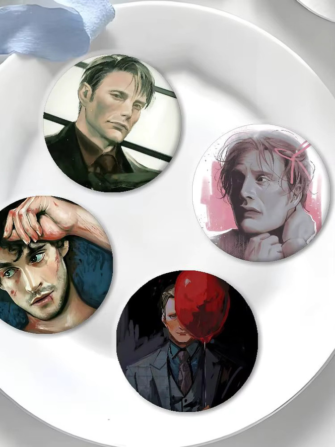 52TOYS Brosche Hannibal Charakter Abzeichen, Weißblech - Bild 5
