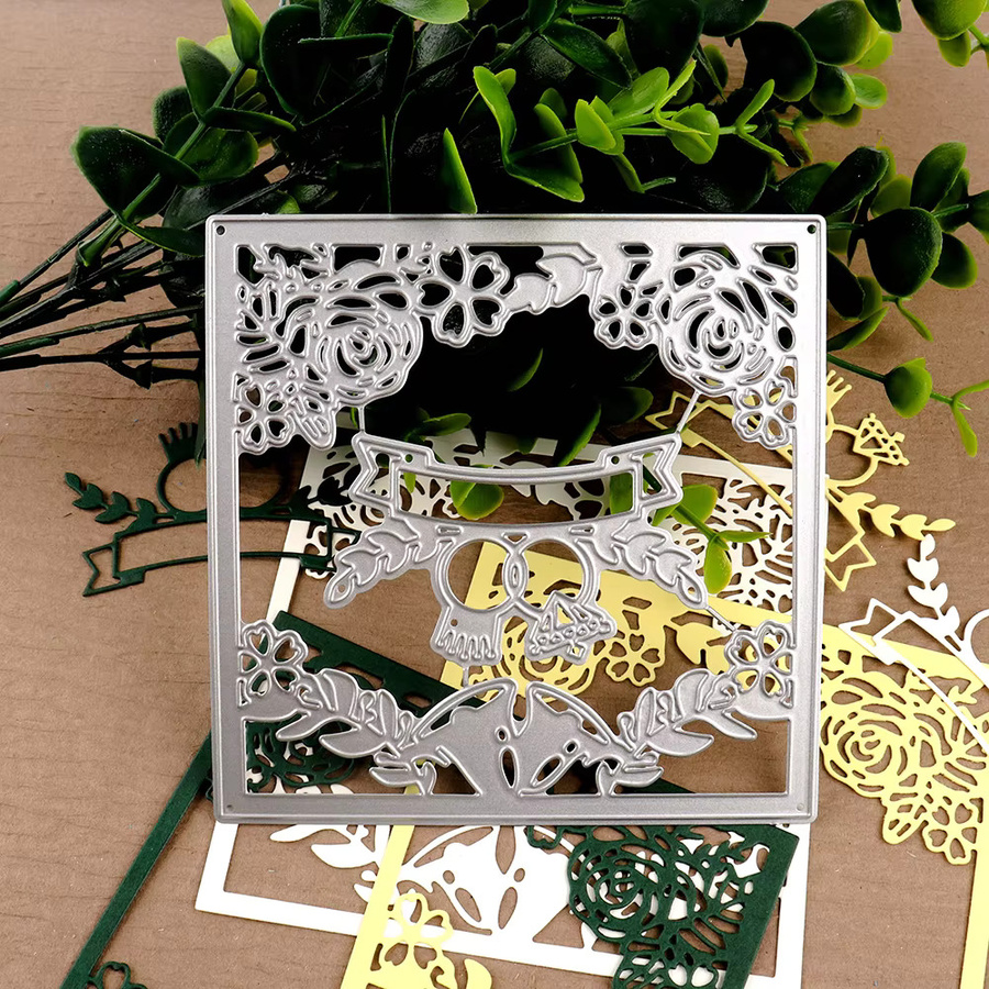 Metall-Stanzformen Miss You für DIY Scrapbooking und Basteln in Silber - Bild 2
