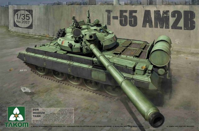 Takom DDR Medium Tank T-55 AM2B, Fahrzeug, ab 14 Jahren - Bild 1