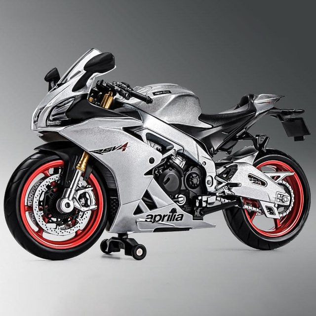 Linyi toy car Aprilia Rsv4 Rr1000 Motorrad Modell, 1:12, Metall, ab 14 Jahren - Bild 1