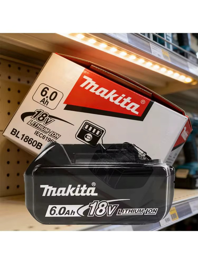 Makita 18V 6,0Ah Lithium-Ionen-Akku Ersatz in Schwarz für Elektrowerkzeuge - Bild 6