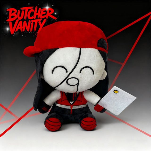 DOYOUDO BUTCHER VANITY Plüschtiere, Tiere, rot, bunt/mehrfarbig - Bild 1