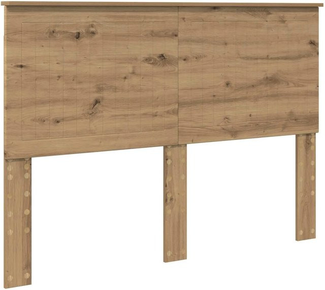 vidaXL Kopfteil in Artisan-Eiche, Farbe Braun, Breite: 140 cm, aus Holzwerkstoff - Bild 1