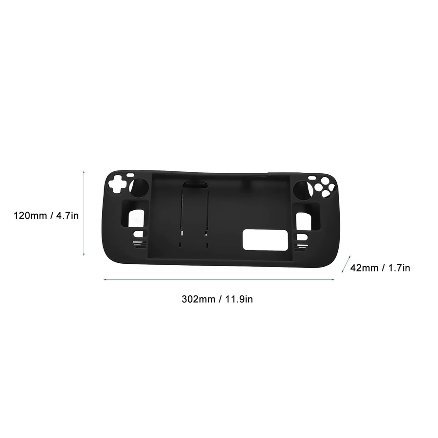Universelle Schutzhülle für Steam Deck mit integriertem Ständer in Lila, Anti-Fingerabdruck und vollständiger Schutz - Bild 2