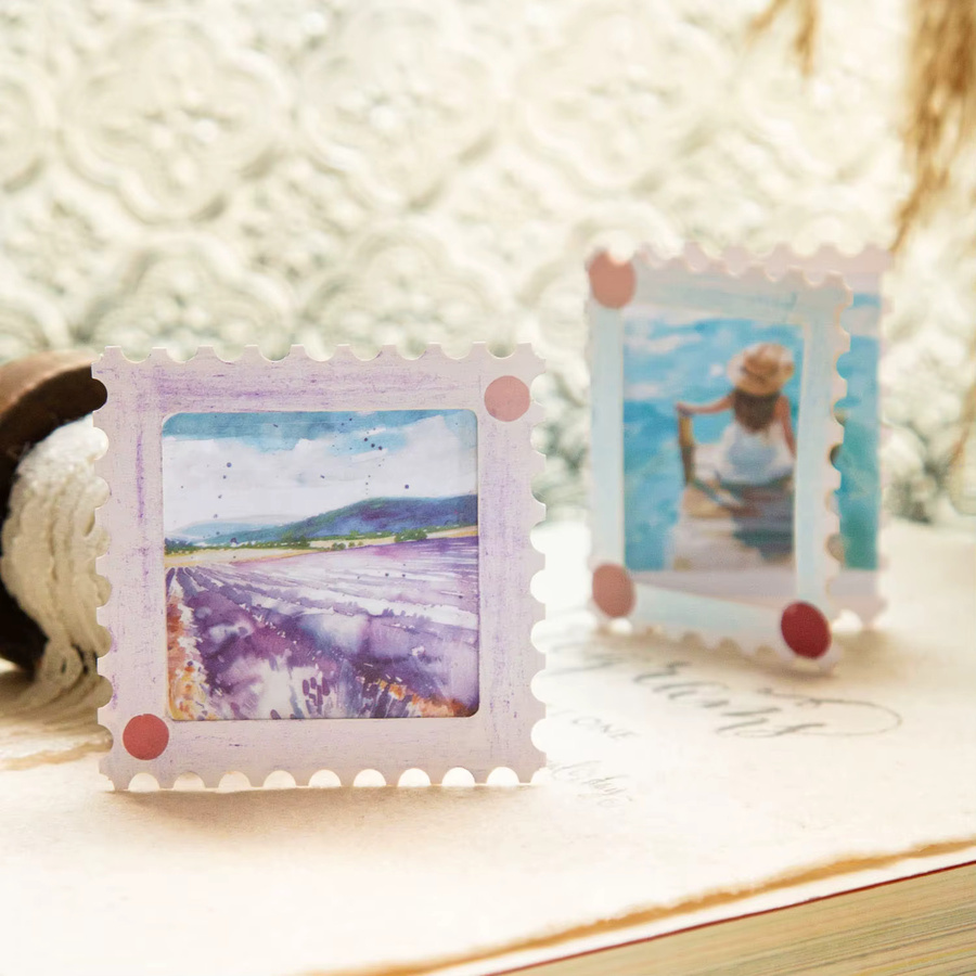 30 Rollen Washi Tape mit Ölgemälde und Aquarell-Landschaftsmotiven in Multicolour für DIY-Collagen und Dekorationen - Bild 2