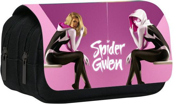 DewBloom Spiderman Paralleluniversum Federmäppchen mit großem Fassungsvermögen und doppellagigem Design für Schüler, Multicolour - Bild 1