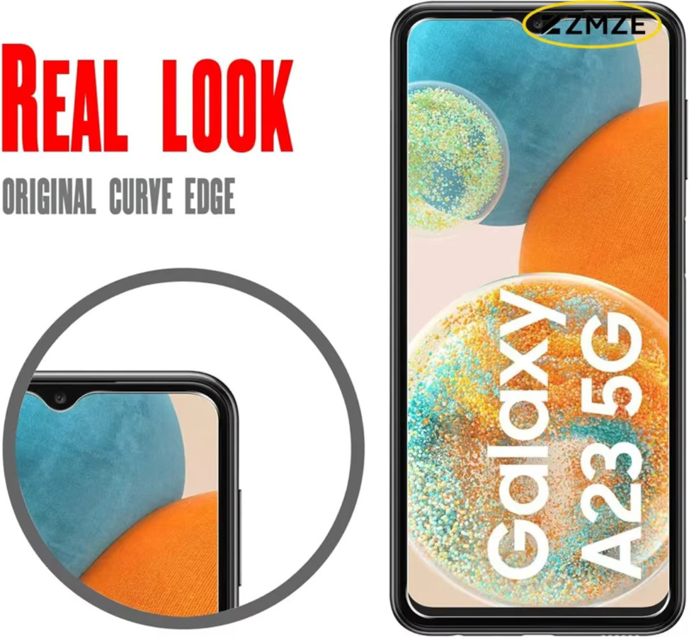 3er-Set Schutzglas für Samsung Galaxy A05 A15 A25 A35 A55 A04 A71 A90 A34 A03 A13 A23 A53 Displayschutzfolie transparent - Bild 5