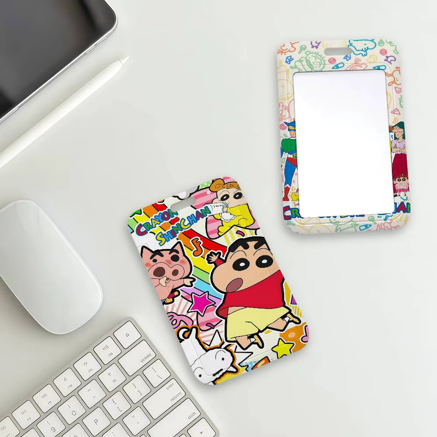 CRAYON SHINCHAN Kartenhalter aus Kunststoff in Multicolor für Ausweise und Studentenmahlzeitkarten - Bild 3