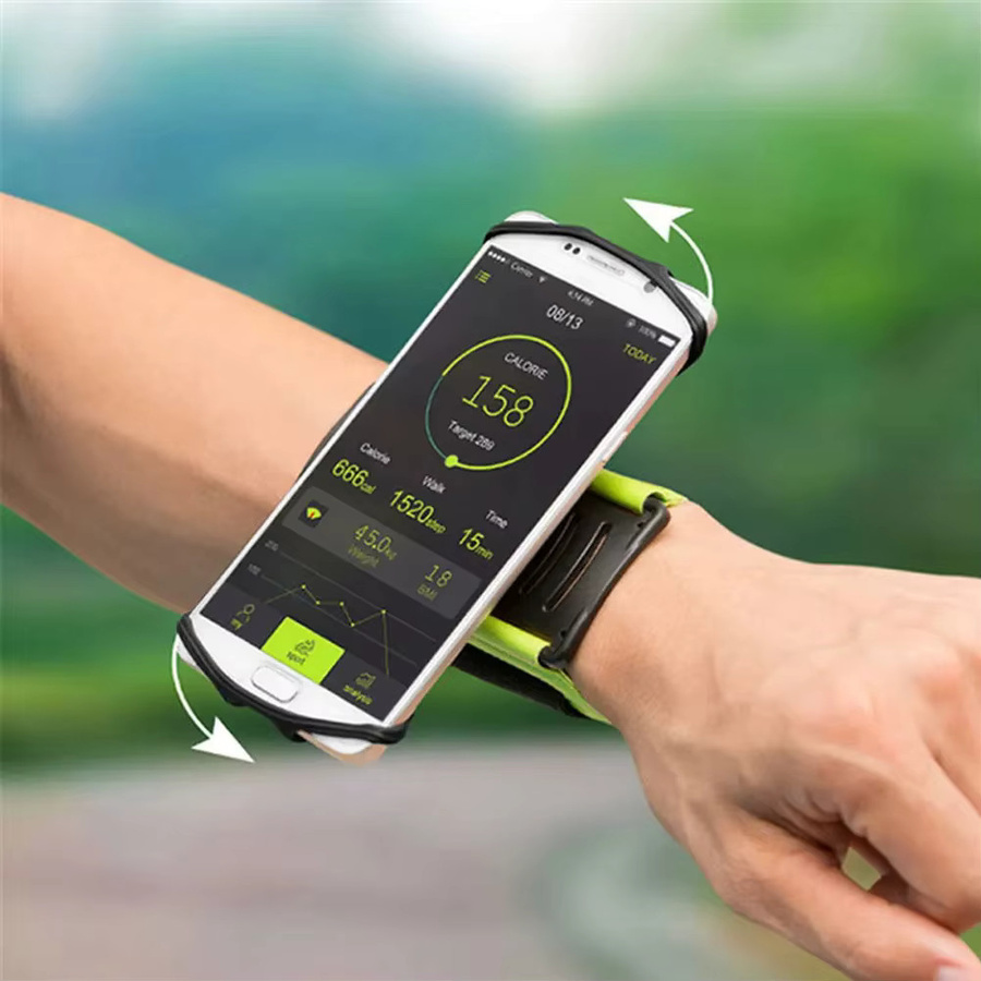 Universelle Sport-Armband-Handyhülle für Fitness, Laufen und Outdoor-Aktivitäten in Blau - Bild 2