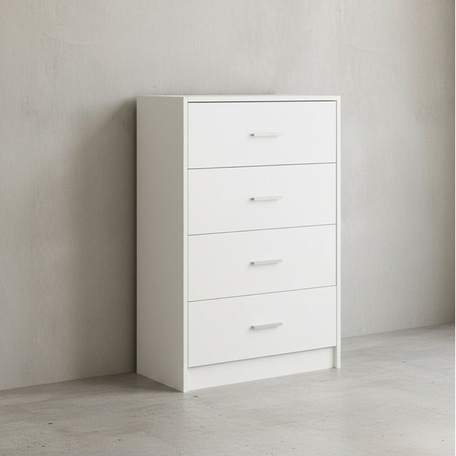 KADIMA DESIGN Hochglanz Sideboard mit 4 Schubladen in modernem Design, B/H/T: 90 x 30 x 90 cm - Bild 1