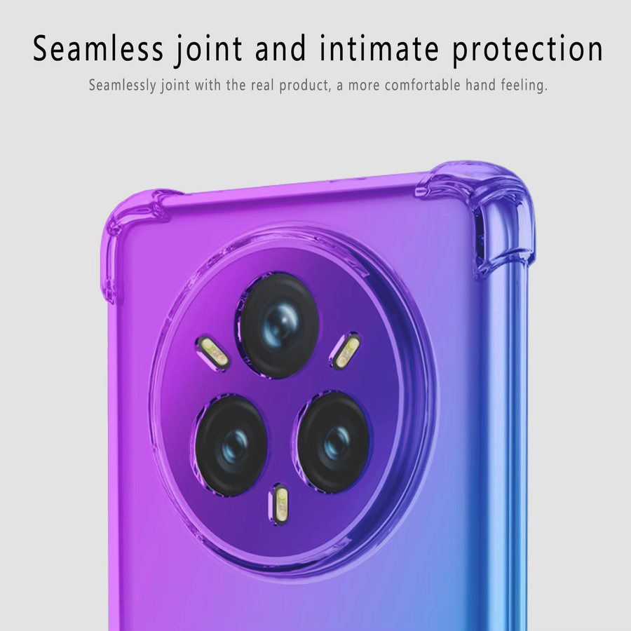 Foohly Stoßfeste Gradient TPU Schutzhülle für Realme 14 Pro Plus und Realme 14 Pro 5G in Transparent - Bild 3