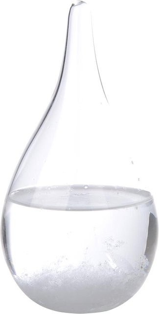 Tooarts Wettervorhersage-Glas Wassertropfen Sturm in Weiß und Transparent aus Glas zur Dekoration - Bild 1