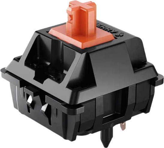 Cherry MX Orange Switch Linear 5-polig vorgeschmiert für mechanische Gaming-Tastaturen in Orange - Bild 1
