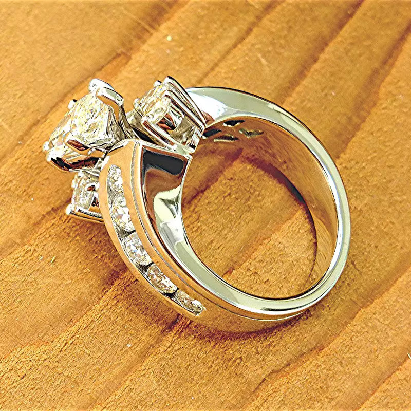 Huitan Chic Verlobungsring, Silber, Zirkonia, Damen - Bild 2
