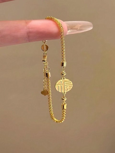 chenxiaogang Armband Edelstahl, Gold, Damen - Bild 1
