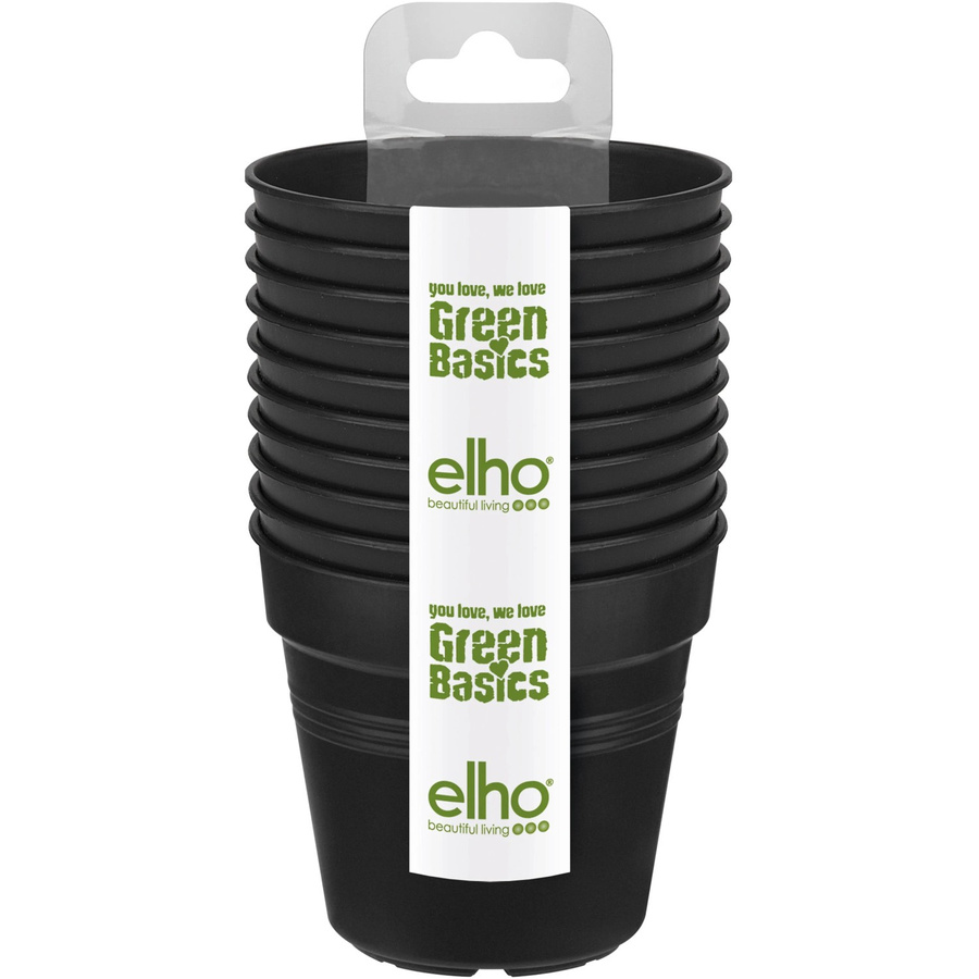 Elho Anzuchttopf Starterset Green Basics Living Schwarz aus Recycling-Kunststoff - Bild 2