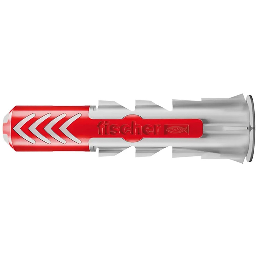 Fischer DuoPower Universaldübel aus Nylon in Grau und Rot, Durchmesser: 12 mm, Länge: 60 mm - Bild 3