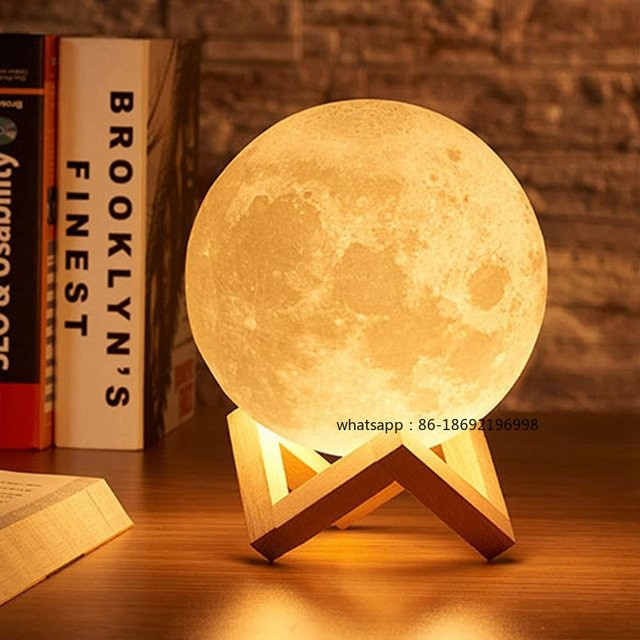 LED Mondlicht Buchlampe mit Galaxie-Effekt in Multicolour als Nachtlicht für Kinderzimmer und Schlafzimmer - Bild 1