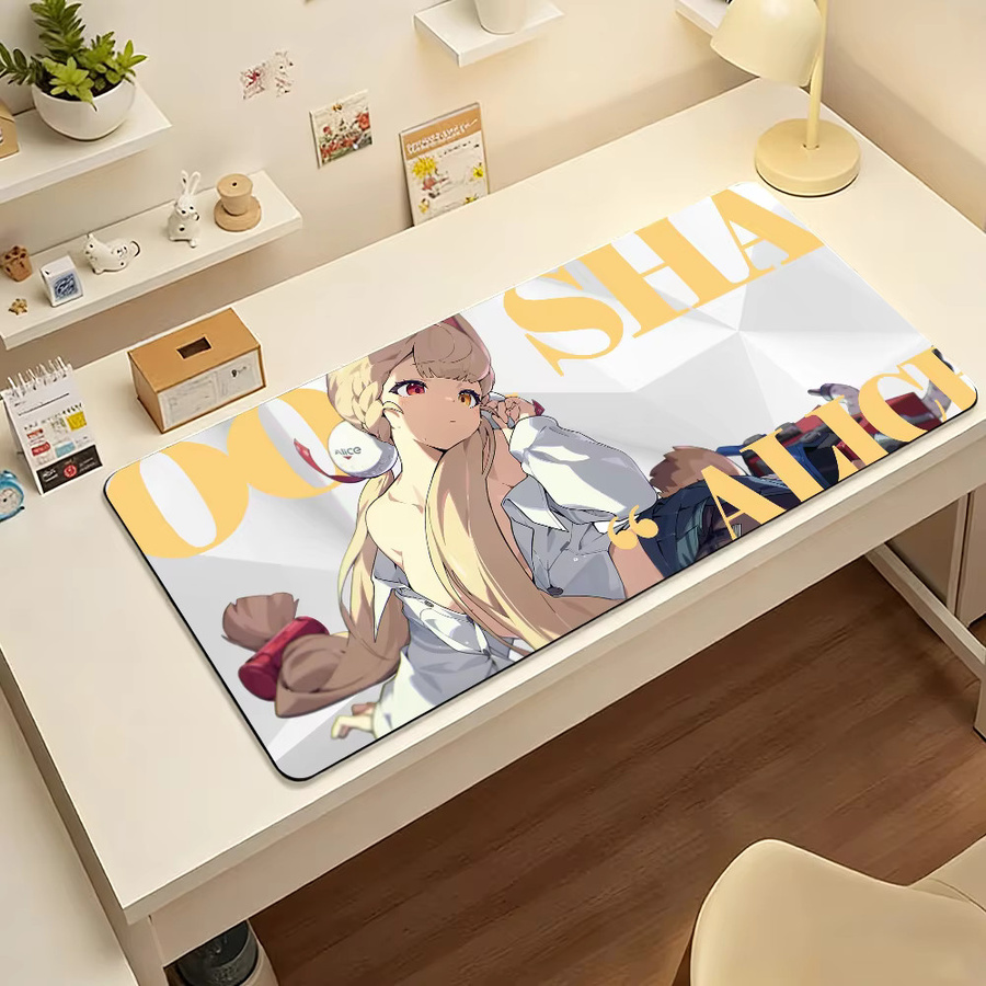 ZZZ Gaming Alice Mauspad für Gamer in Multicolour, rutschfeste Schreibtischunterlage aus Gummi - Bild 6