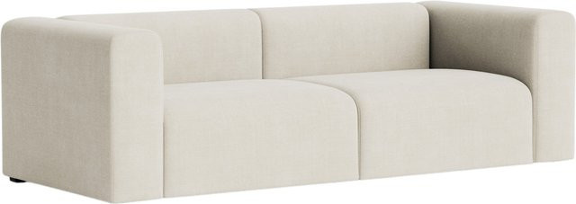 HAY Mags 2,5-Sitzer Sofa Kombination in Beige mit Stoffbezug und Holzgestell - Bild 1