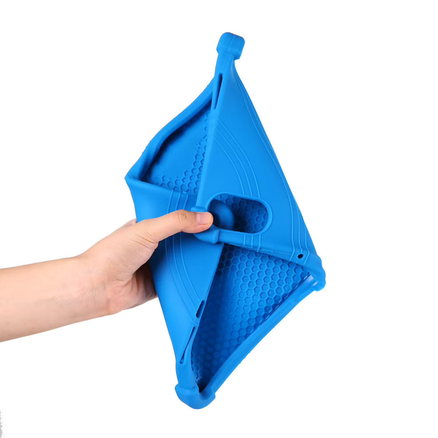 Weiche Silikonhülle für Teclast T40 M40 P30 Air Pro Plus T45 M50 Pro HD T40S P25T P26T mit verstellbarer Multi-Winkel-Standabdeckung in Blau - Bild 1