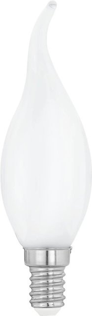 Eglo LED-Leuchtmittel E14 Kerzenform in Opalweiß, 4 W, Warmweiß, H x Ø: 12 x 3,5 cm - Bild 1
