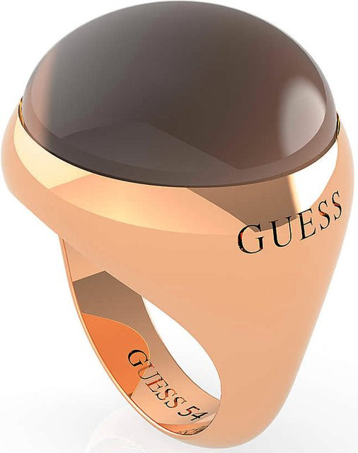 Guess Ring Edelstahl, Roségold, Kristall, Damen - Bild 1