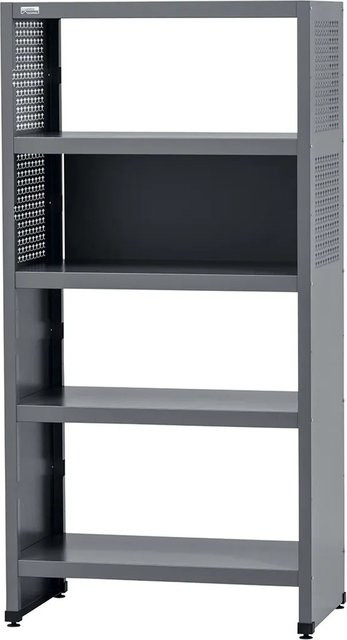 Küpper Werkstattregal mit 5 verstellbaren Fachböden, Schwarz, H x B x T: 180 x 91 x 53 cm - Bild 1