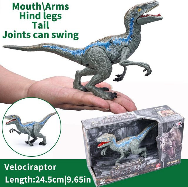 Yiran toy 1 Tyrannosaurus Rex Dinosaurier-Modell, Actionfiguren, grau, ab 3 Jahren - Bild 1