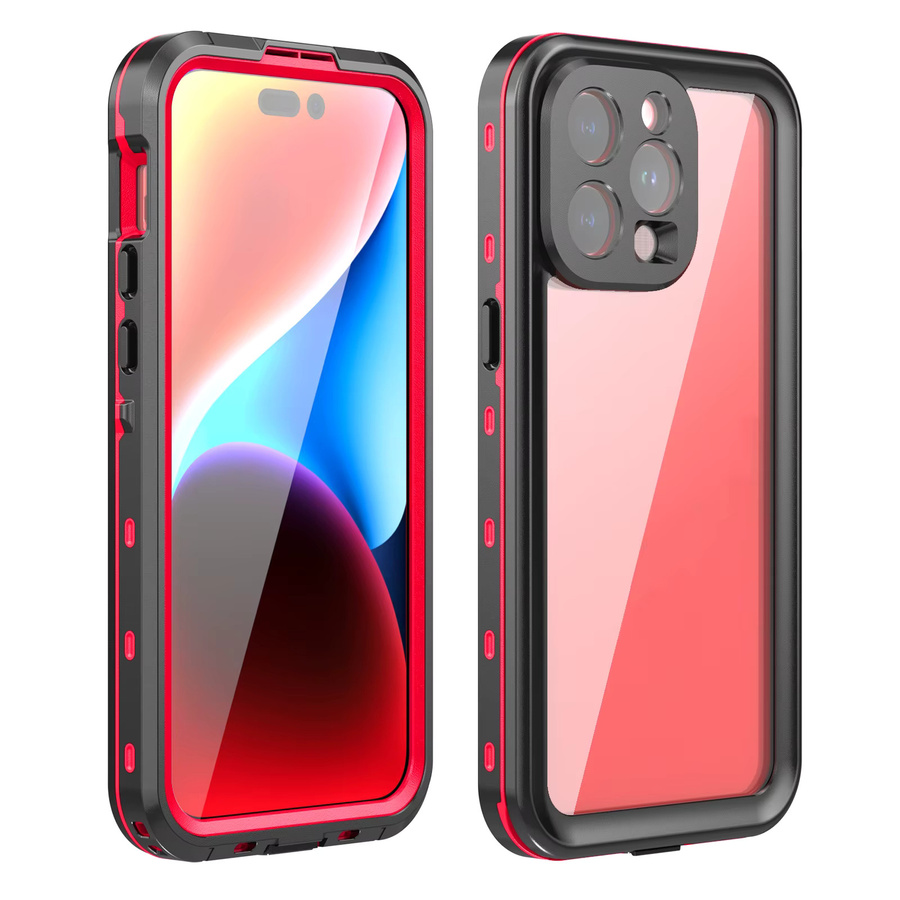 Shellbox Wasserdichte Handyhülle mit Hängeseil, ultradünn und transparent, IP68 Schutz für iPhone 15 Pro Max, iPhone 14 Plus, iPhone 15 und iPhone 13 Pro - Bild 2