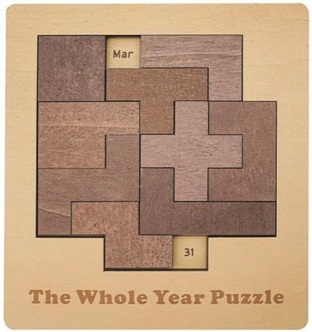 Vogue Wardrobe Kalender Holzpuzzle - Bild 1