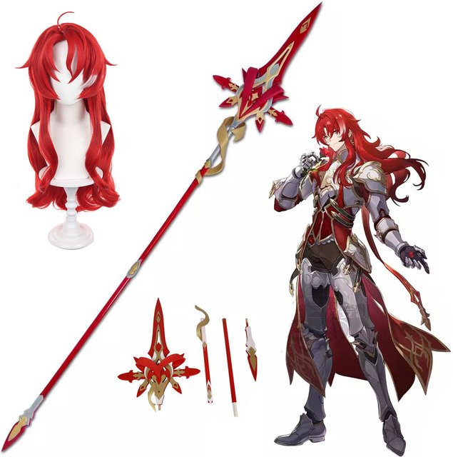 COSNYC Honkai Star Rail Argenti Cosplay Waffe, Ritter der Schönheit Speer, Rollenspiel Requisiten, Kunststoff - Bild 1