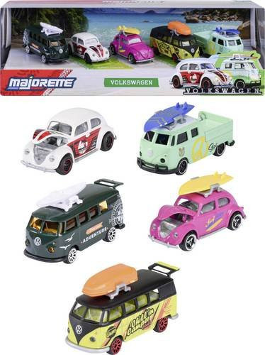 Majorette Volkswagen, Fertigmodell PKW, 5-teiliges Set - Bild 1