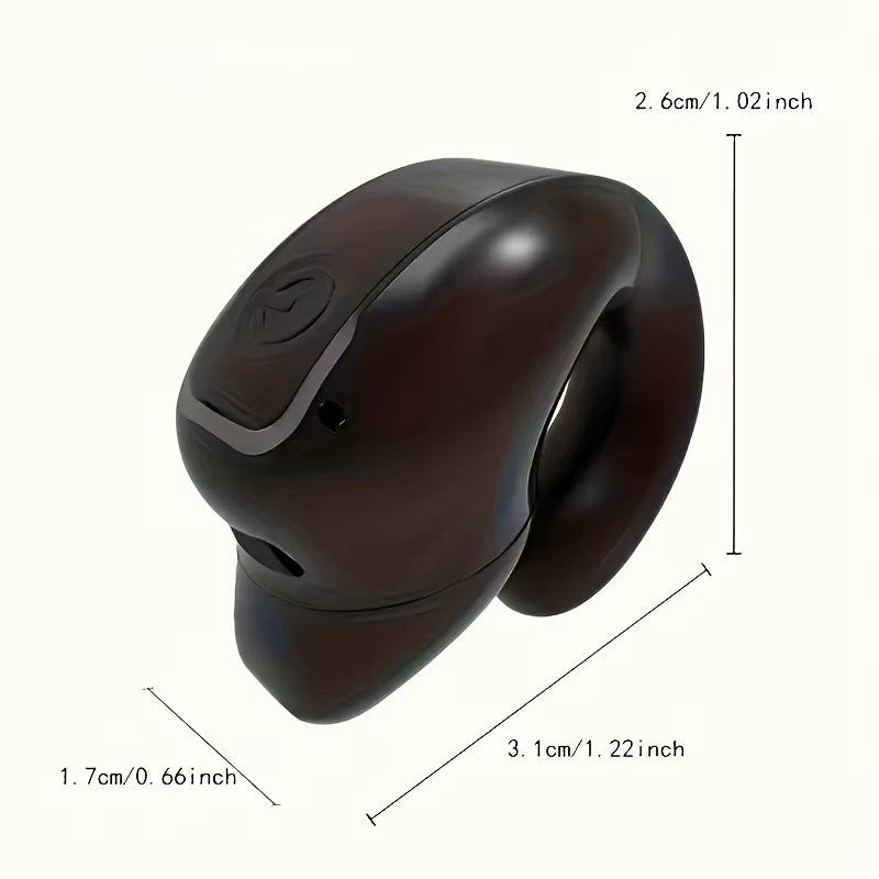 OnePlus GD28 Knochenleitungs-Bluetooth-Headset in Schwarz mit Einzelohr-Design für Business, Sport und Fitness - Bild 4