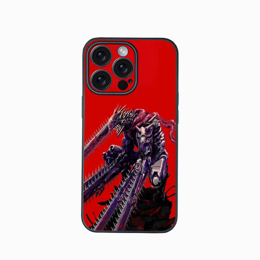 Makima Chainsaw Man Handyhülle mit Plating-Effekt für iPhone 11 12 13 14 15 16 Pro Max Plus - Bild 3