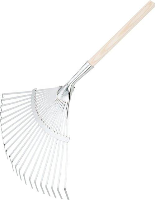 LUX-TOOLS Fächerbesen Comfort mit Stiel aus Holz und Karbonstahl, Höhe: 150 cm - Bild 1