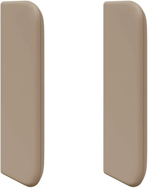 vidaXL Kopfteil in Braun mit Kunstleder-Bezug und Schaumfüllung, B/H: 40,5 x 40,5 cm, Tiefe: 4 cm - Bild 1
