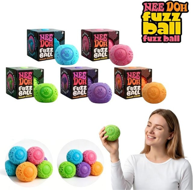 Schylling Fuzz Ball Squishy Nee Doh, Fidget-Spielzeug - Bild 1