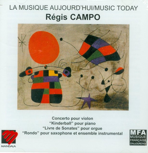 CD Klassik Campo Violinkonzert mit Gimeno, Abe, Revel und Charrier in Schwarz - Bild 1