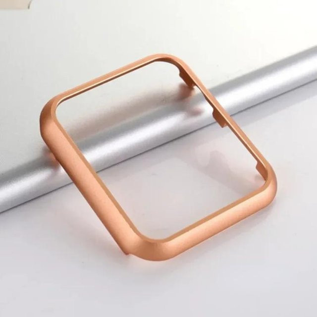 PINSENDA Metallgehäuse für Apple Watch, Aluminiumlegierung, Rose Gold - Bild 1
