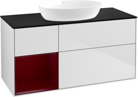V&B Waschtischunterschrank Finion in Weiß lackiert, Breite: 120 cm, Tiefe: 50,1 cm, Höhe: 50,1 cm - Bild 1