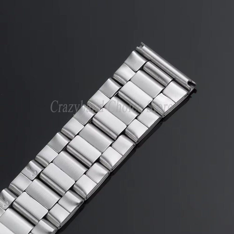 Uhrenarmband Edelstahl, Silber, Unisex, Faltschließe - Bild 3