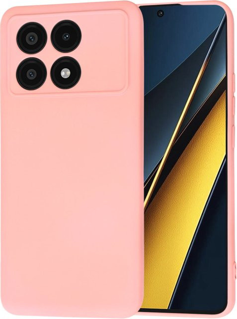 Techsuit SoftFlex Schutzhülle für Xiaomi Poco X6 Pro in Hellrosa - Bild 1