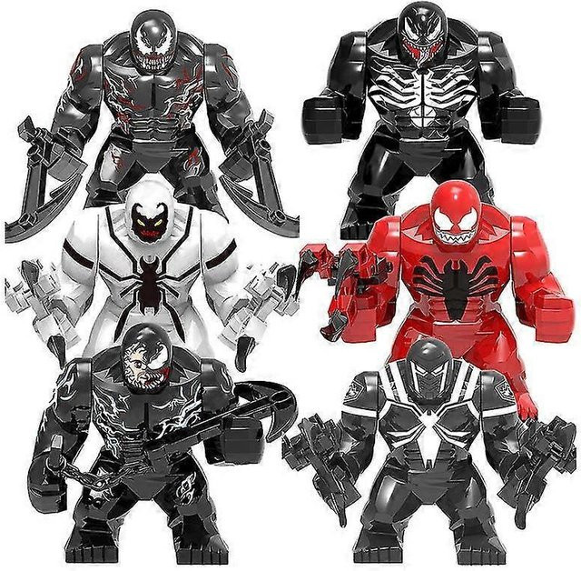 Flambero Venom Große Minifiguren Bausteine, Actionfiguren, 6-teiliges Set, ab 6 Jahren - Bild 1