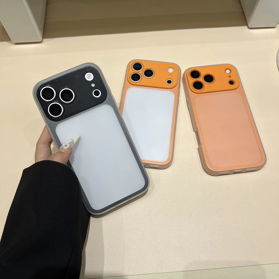 AKABEILA Handyhülle für iPhone 17 Pro Max 16 15 14 13 aus schützendem Hart-PC in Pink und Multicolour - Bild 2
