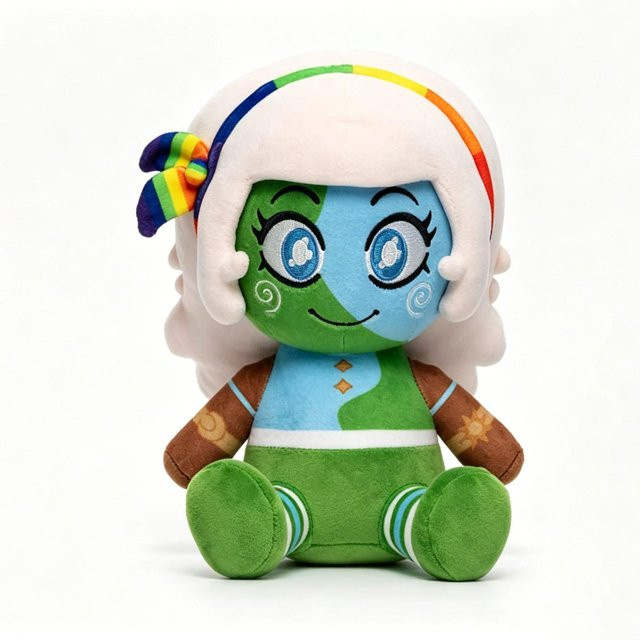 Yiran toy Earth-Chan Plüschtier, Puppe, Blau, Grün, ab 14 Jahren - Bild 1