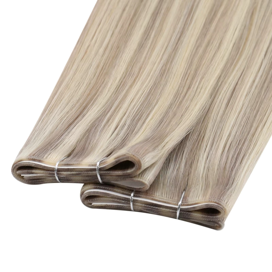 Ugeat Remy Tape Extensions, Echthaar-Einschlag-PU-Tape, 50 g - Bild 2