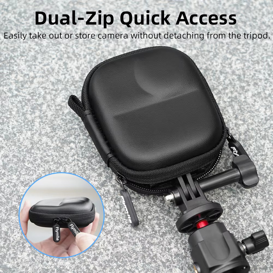 Flymile Cage Tragetasche für DJI OSMO NANO in Schwarz, Hartschale Aufbewahrungstasche für Kamerazubehör - Bild 3